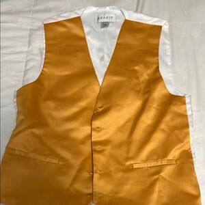 Azazie Gold Satin Vest for Formal Occasions
